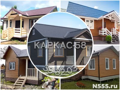 Летний домик для садового участка в Пензе Каркас-58